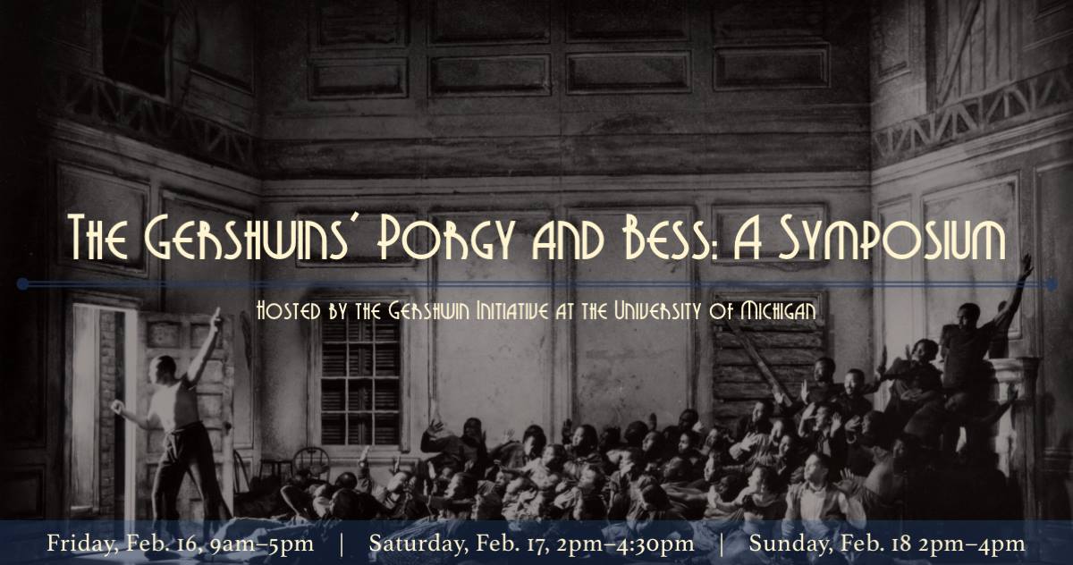SMR at The Gershwins' Porgy and Bess Symposium