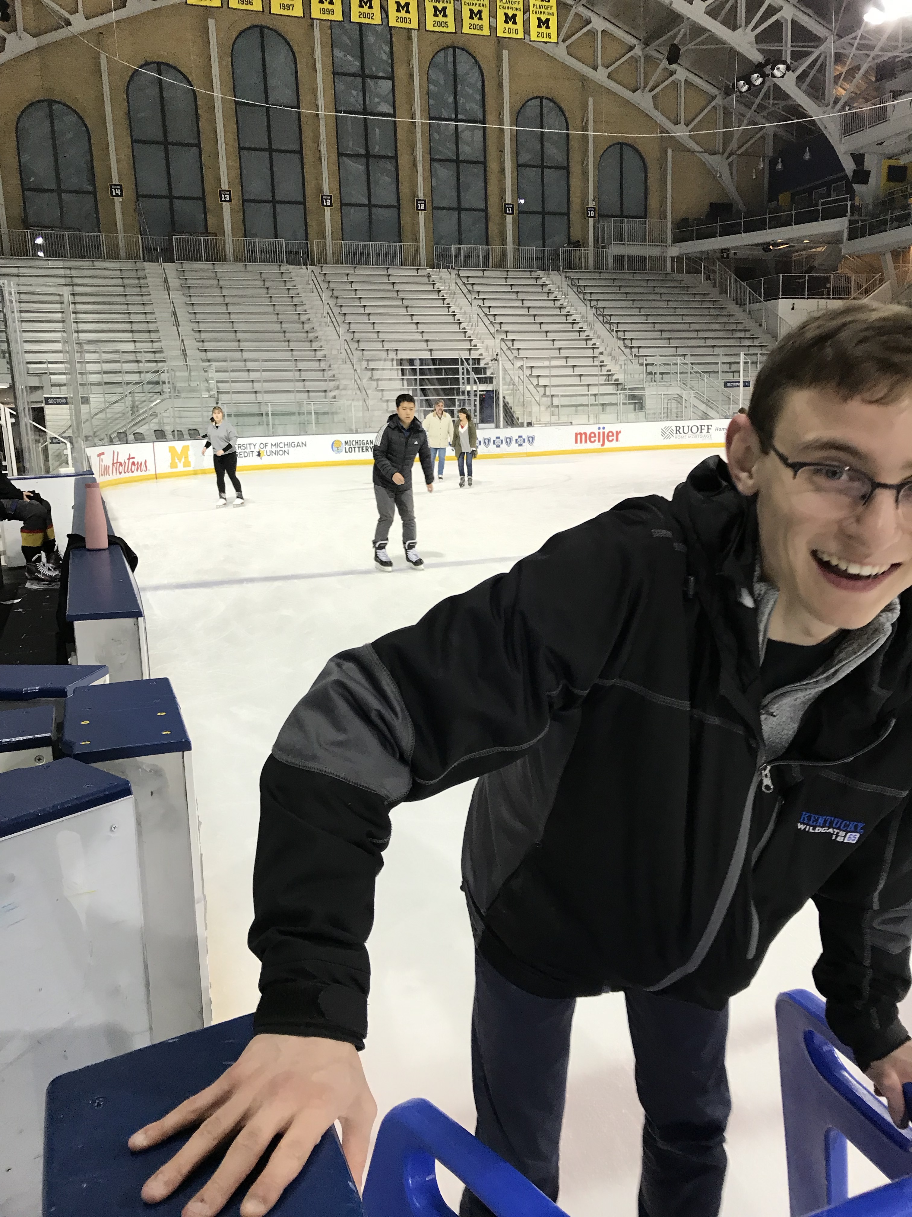 SMR goes ice skating